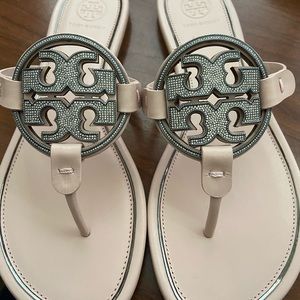 Tory Burch Embellished Miller Sandals